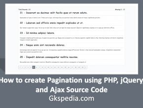 List-Pagination-using-PHP-jQuery-and-Ajax-Tutorial