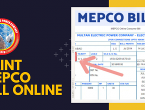 print mepco bill online